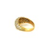 Bague Jonc en or jaune et diamants