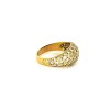 Bague Jonc en or jaune et diamants