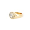 Bague diamant en or jaune 18k diaments 