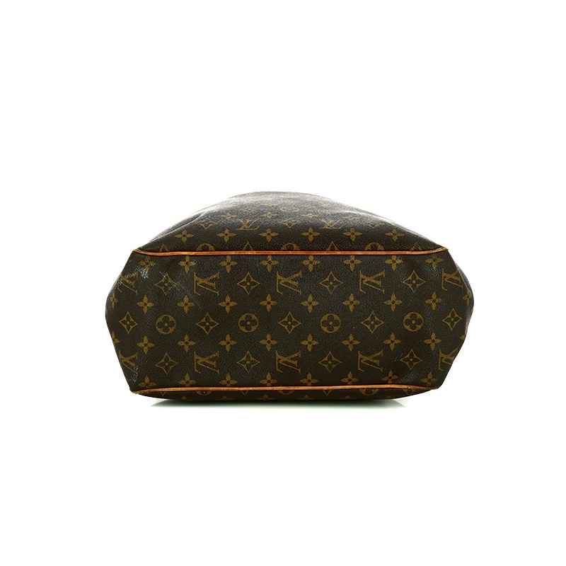 Sac à main Louis Vuitton Batignolles petit modèle en toile monogram marron  et cuir naturel