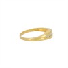 Bague or jaune solitaire