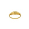 Bague or jaune solitaire