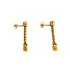 Boucle chaine or avec pierre