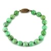 Bracelet de perles verte