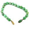 Bracelet de perles verte