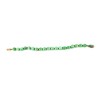 Bracelet de perles verte