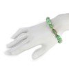 Bracelet de perles verte