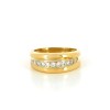 Bague en or jaune 18k et diamants