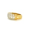 Bague en or jaune 18k et diamants