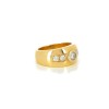 Bague en or jaune 18k et diamants