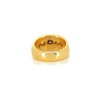 Bague en or jaune 18k et diamants