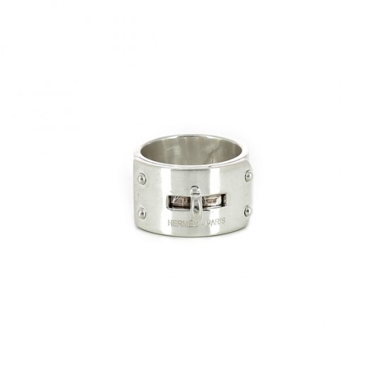 Bague Hermès Kelly GM en argent