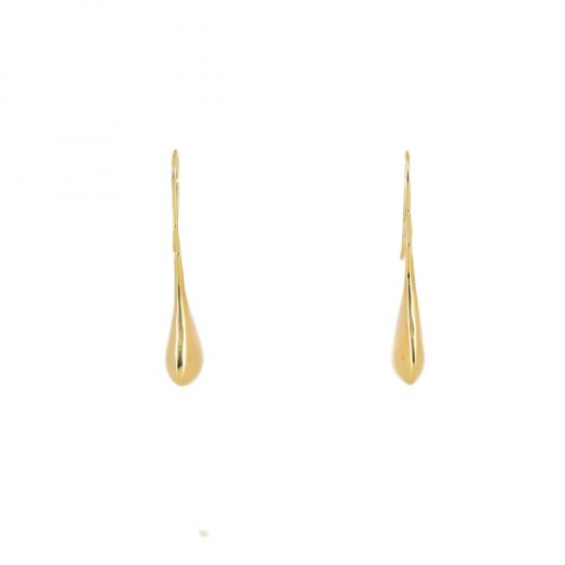 Boucles d'Oreilles Dormeuses Goutte Or Jaune 750 - 235400 - Bijouterie  Cupillard