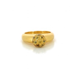 Bague Poiray en or jaune et...