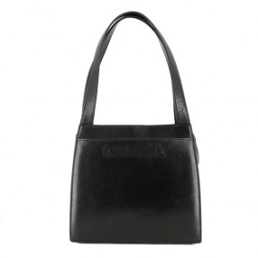 Sac Chanel en cuir lisse noir