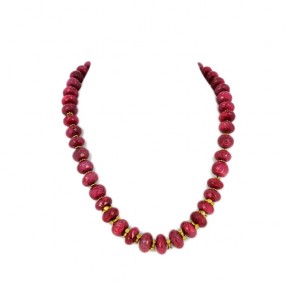 Collier de rubis indiens