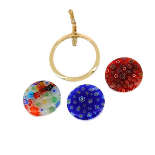 Pendentif En Verre De Murano Artisanal - Pièce Unique - Occasion
