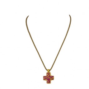 Pendentif Bernardaud Croix...