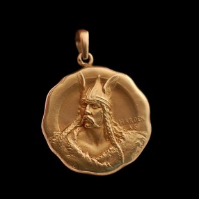 Médaille Coq et Viking 