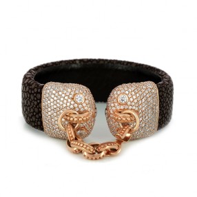 Bracelet Burma en galuchat...