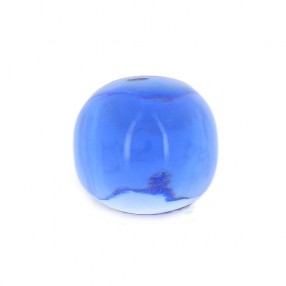 Bague Lalique en cristal bleu