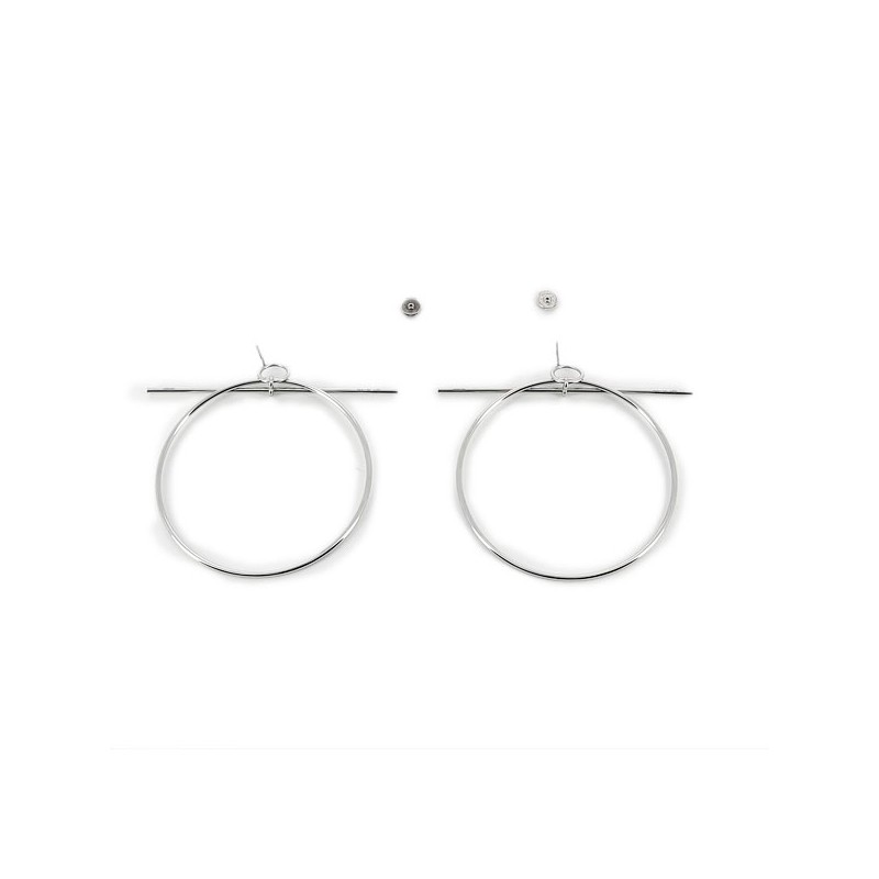 Boucles d'oreilles Hermès Loop GM