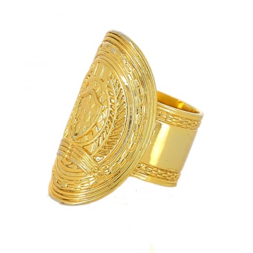 Bague Balmain En Or 18k Taille 54 - Saphir Rose Et Diamants (occasion)