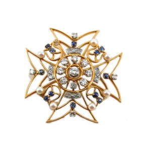 Pendentif Croix de Malte...