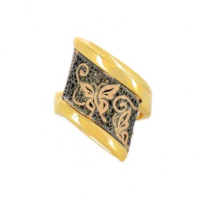 Bague 3 ors parure orientale