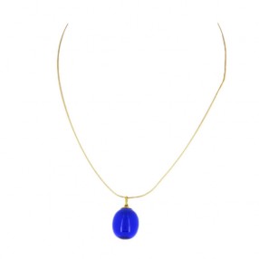 Collier Baccarat en or et...