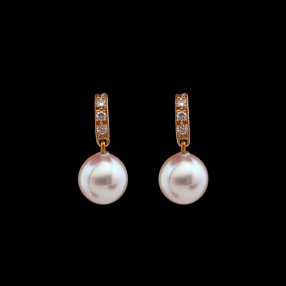 Boucles d'oreilles " Tecla " perles de cultures
