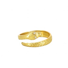 Bague Serpent en or jaune