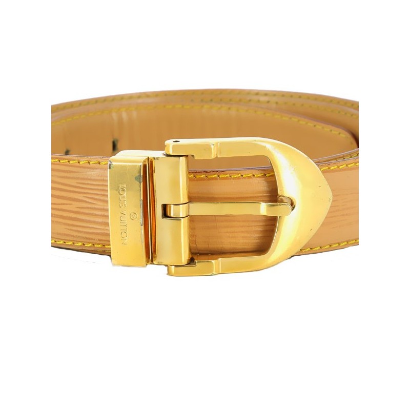 Louis Vuitton - Ceinture en cuir DAMIER - Belt - Catawiki