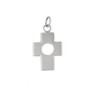 Pendentif Croix percée Dinh...