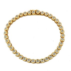 Bracelet Ligne diamants en...