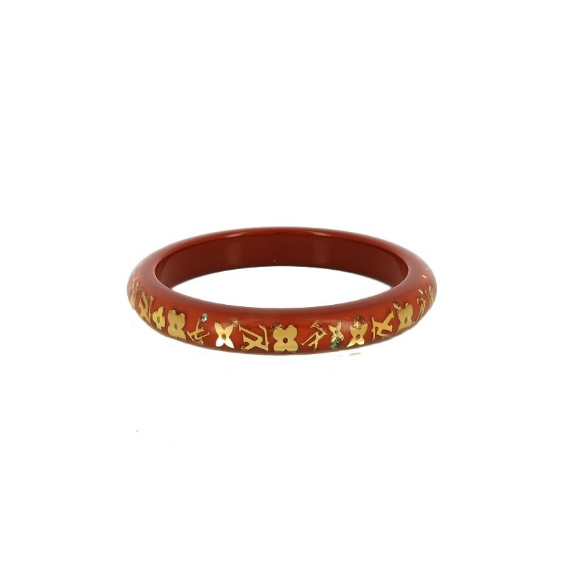 Bijoux Bracelet Louis Vuitton Dauphine Marron d'occasion