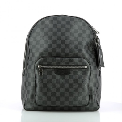 Sac dos Louis Vuitton Josh en toile damier et cuir