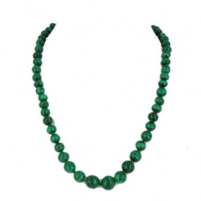 Collier en malachite