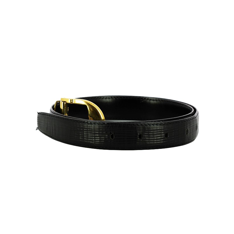 En cuir ceinture Louis Vuitton Noir taille 75 cm en Cuir - 35764057