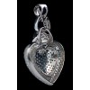 Pendentif Coeur Pavage Diamants