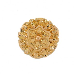 Broche Fleur en Or Jaune