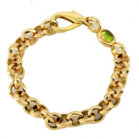 Bracelet massif en or jaune...