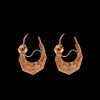 Boucles d'oreilles anciennes en or