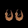 Boucles d'oreilles anciennes en or