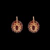 Boucles d'oreilles anciennes Or et Grenats