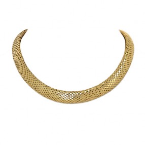 Collier Maille Serpent En...