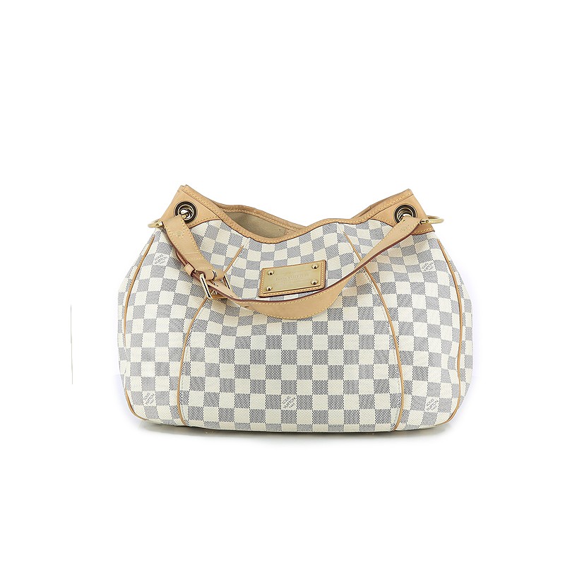 Sac Louis Vuitton Galliera PM en toile damier azur