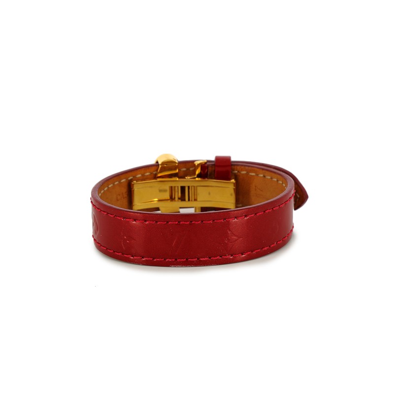 Bracelet en cuir Louis Vuitton Rouge en Cuir - 34805004