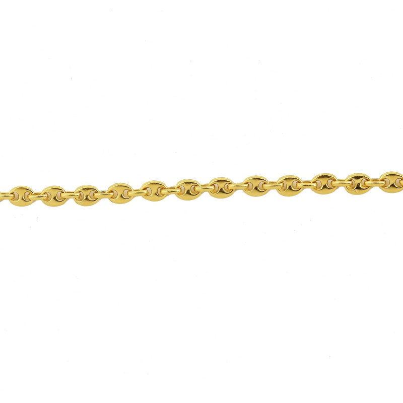 bracelet-menottes-enfant-grain-de-cafe-or-18k-ocassion