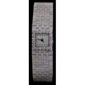 Montre JAEGER en or et diamants